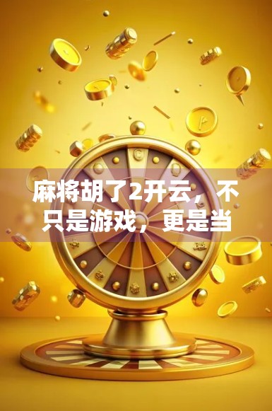 麻将胡了2开云，不只是游戏，更是当代年轻人的社交新宠！