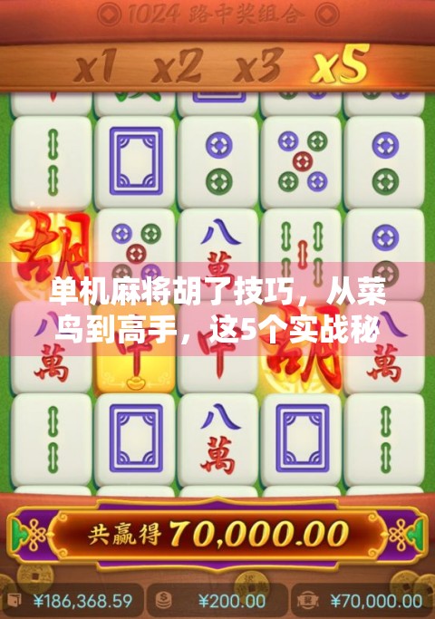 单机麻将胡了技巧,从菜鸟到高手,这5个实战秘籍让你稳赢不输! 单机麻将胡了技巧,从菜鸟到高手,这5个实战秘籍让你稳赢不输!