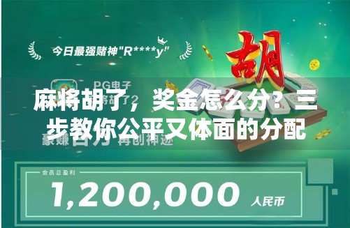 麻将胡了，奖金怎么分？三步教你公平又体面的分配法！