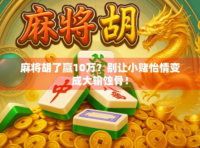 麻将胡了赢10万？别让小赌怡情变成大输蚀骨！