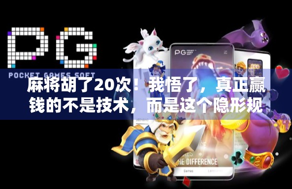 麻将胡了20次！我悟了，真正赢钱的不是技术，而是这个隐形规则
