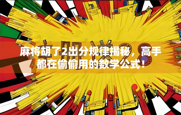 麻将胡了2出分规律揭秘，高手都在偷偷用的数学公式！